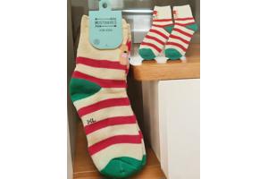 Sokken Kerst - Kids - Maat33-38 - Uniseks - Kerstbeer - Must