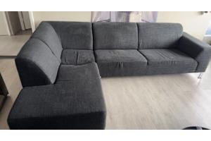 Antraciet Hoekbank