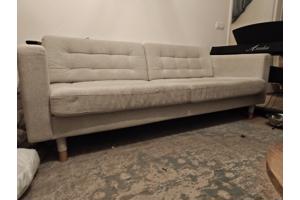 Gratis Beige 3-zits bank, Spoed!!
