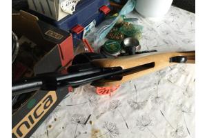 diana 35 4.5 mm in nieuwstaat met richtkijker