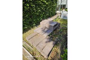 Bruinrode borderelementen gasbeton