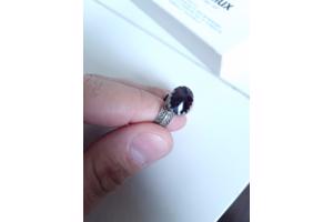 tekoop een antieke lodenring met agaat