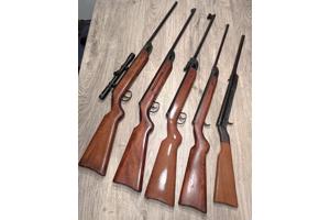 Vijf Diana luchtbuksen