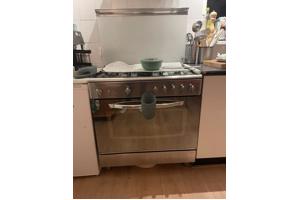 5-pits gasfornuis met oven