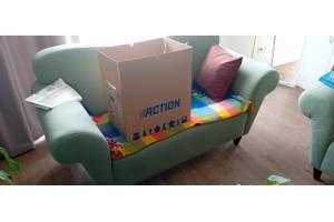 Elektrische boxspring eenpersoons.