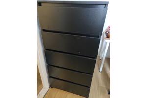 SPOED zwarte ladekast