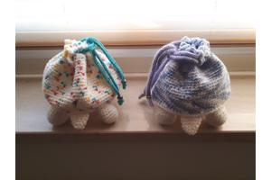 Kinderbuideltasjes handmade