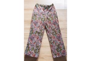 Gekleurde print zomer broek XL