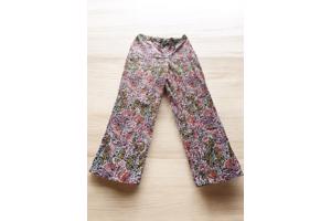 Gekleurde print zomer broek XL