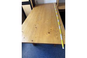 demontabel houten wandmeubel met bureau/tafel