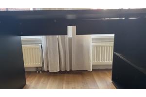 Hoekbureau Lex - zwart - 136x68x75 cm