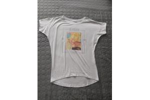 Glo-story t-shirt 1995 wit glamour glitter one size