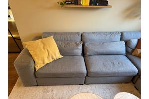 Montel Hoekbank Grijs