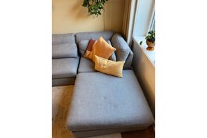 Montel Hoekbank Grijs