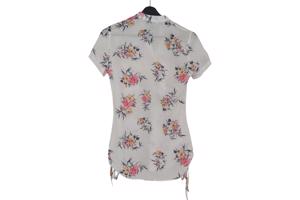 Metrofive bloemen tuniek shirt wit S