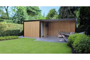 Strak tuinhuis MALUWI -Aluminium in diverse standaard maten