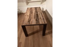 Eettafel met houtprint 170x90 cm