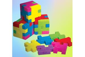 3x gum kubus puzzel 3x3cm