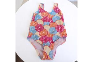 Meisjes badpak fruit meerkleurig 100 / 3-4 jaar