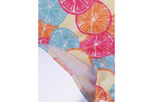 Meisjes badpak fruit meerkleurig 100 / 3-4 jaar