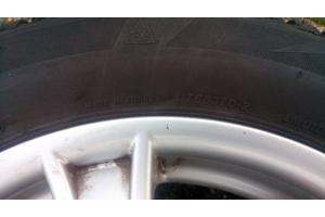 Lichtmetalen 16 inch velgen met oude winterbanden