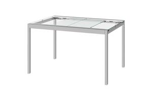 Ikea Glivarp uitschuifbare eettafel chroom