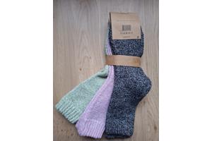 3 Paar Dikke Alpaka Wollen Sokken Maat 35-38