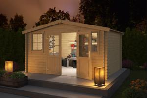 Blokhut Dallas 376x292 Onbehandeld vuren