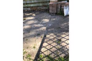 Klinkers, ongeveer 4-5 vierkante meter