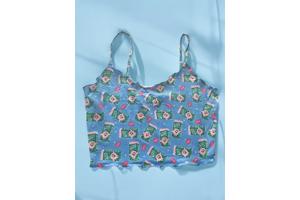 croptop blauw cool M