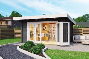 Blokhut Sussex 1 + Bifold Door 2600X1957
