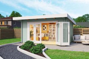 Blokhut Sussex 1 + Bifold Door 2600X1957