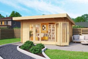Blokhut Sussex 1 + Bifold Door 2600X1957