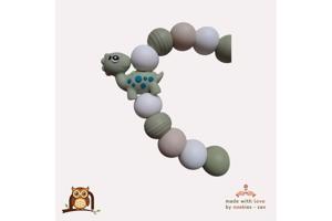 nr 22 noekies Speenkoord Dino stekel khaki