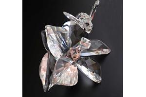 Swarovski Honingbij op hibiscus  met doos en certificaat