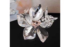Swarovski Honingbij op hibiscus  met doos en certificaat