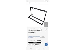 Black ops geweerrek voor 9 geweren