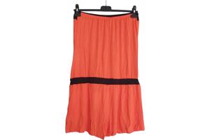 Playsuit offshoulder oranje XL