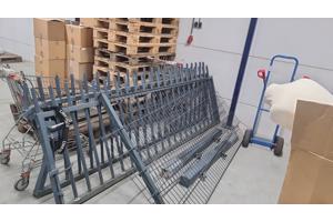 dubbele poort met schade circa 6m