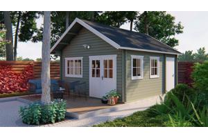 Blokhut - Tuinhuis Berlin | 44 mm | vuren onbehandeld