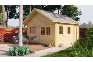 Blokhut - Tuinhuis Berlin | 44 mm | vuren onbehandeld