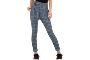 Geruite legging grijs blauw XL/XXL