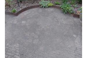 Cirkel sierbestrating circa 160 cm doorsnee