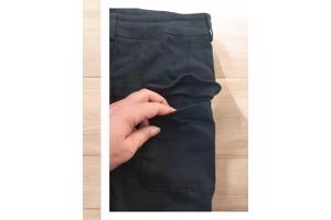 Stretchy zwarte cargo broek XL