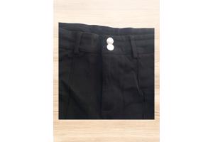 Stretchy zwarte cargo broek XL