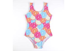 Meisjes badpak fruit meerkleurig 104/110 / 4-5 jaar