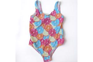 Meisjes badpak fruit meerkleurig 104/110 / 4-5 jaar