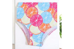 Meisjes badpak fruit meerkleurig 104/110 / 4-5 jaar