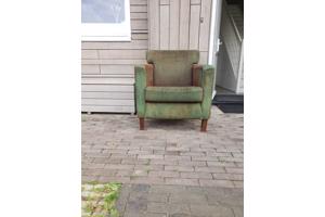 Groene fauteuil