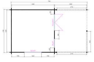 NIEUW goedkooptuinhuis 4x4+3